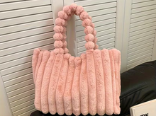 Load image into Gallery viewer, Londonsac Plush Tote bag